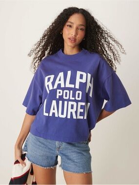 Polo by Ralph Lauren Royal Blue Graphic Crewneck Tee